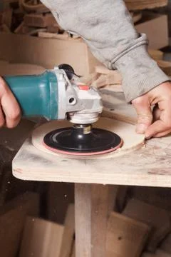 Sander for wood Stock Photos