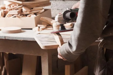 Sander for wood Stock Photos