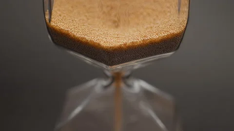 Sandglass clock closeup Stock Footage 157862011