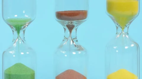 Sandglasses Stock Footage 56591463