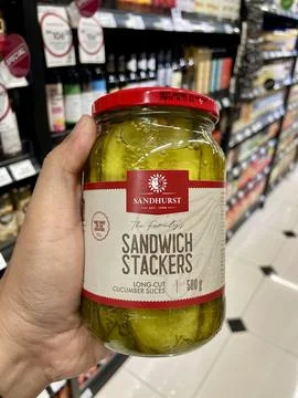 Sandhurst cucumber sandwich stackers Stock Photos