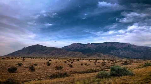 Sandia Mountain-Blue Stock Footage 115798777