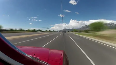 Sandia Mountain time-lapse drive, New Mexico Stock Footage 33803599