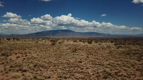 Sandia Mountains in Albuquerque, New Mexico Stock Footage