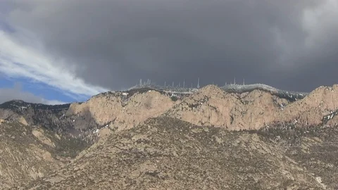 Sandia mountains timelapse Stock Footage 103072452