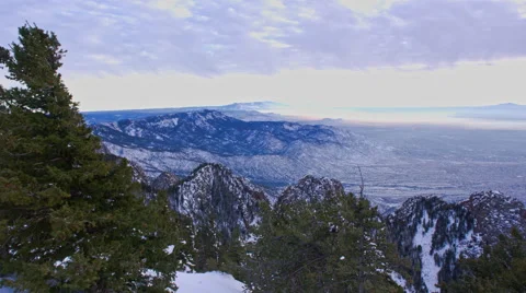 Sandia Peak Sunset Timelapse 4k Vídeos de archivo 59081780
