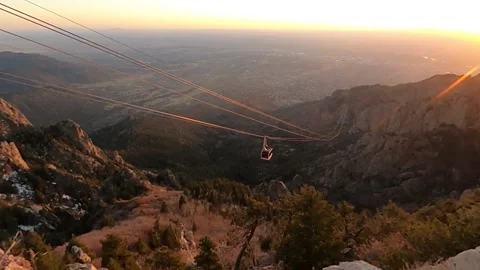 Sandia Peak Tramway Stock Footage 217493338
