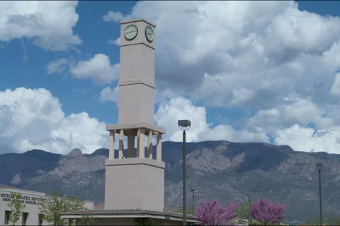 Sandias Clock Stock Footage 45499649