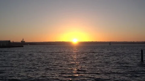 Sandiego pier sunset Stock Footage 81401983