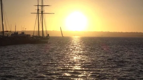 Sandiego pier sunset Stock Footage 81404609