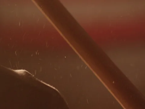 Sanding Axe Handle Stock Footage 70284622