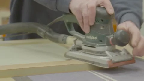 Sanding frame front view Stock Footage 163413900