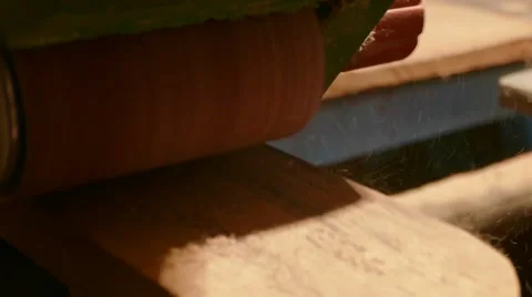 Sanding Wood Stock-Footage 58687087