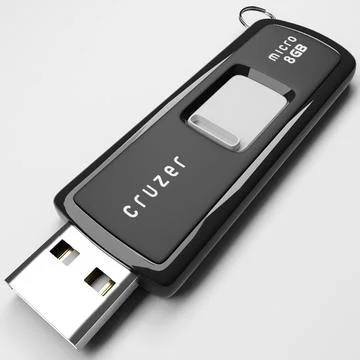 SanDisk Cruzer USB drive 8Gb 3D Model