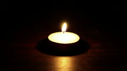 Сandle is burning Video stock 12223692