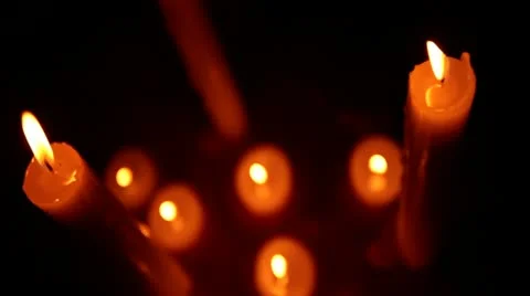 Сandles. Stock-Footage 12421729