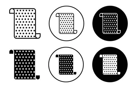 Sandpaper icon Stock Illustration