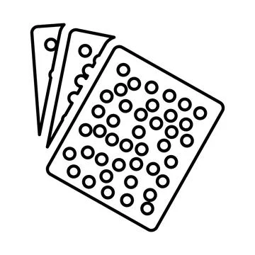 Sandpaper icon. Outline vector. Illustrazione stock