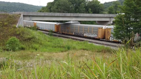 Sandpatch United States August 7, 2021: The End of a Train Stock-Footage 158758171