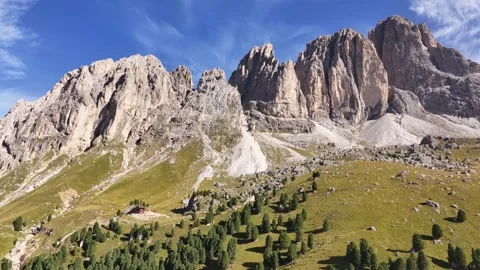 Sandro Pertini hut in Dolomites Stock Footage 322094045