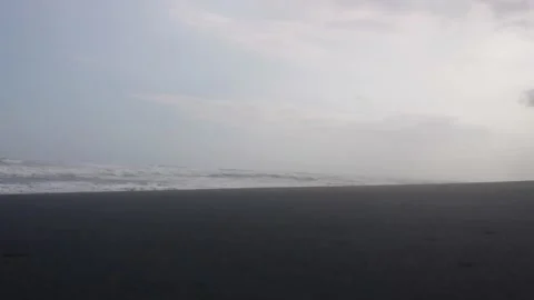 Sands and wave on the sea Stock Footage 205048661