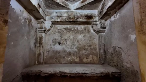 Sands of Devotion – Painted Memories and Architectural Wonders of Gori Temple Stock-Footage 306374418