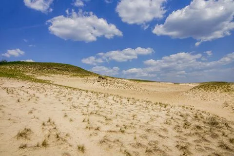 Sands on the hillside Stock Photos