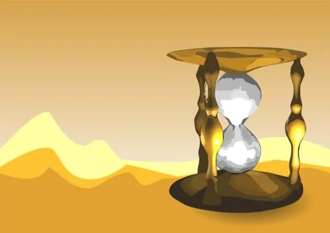 Sands of time Stock Illustration