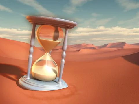 Sands of time Stock Illustration