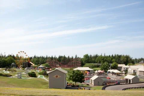 Sandspit Cavendish Beach Stock-Fotos