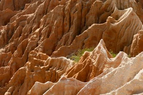 Sandstone cliff Stock Photos
