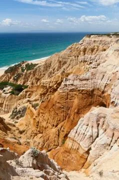 Sandstone cliff Stock Photos