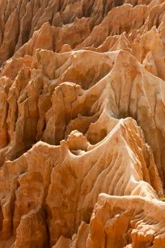 Sandstone cliff Stock Photos