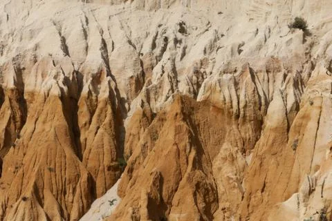 Sandstone cliff Stock Photos