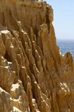 Sandstone cliff Stock Photos