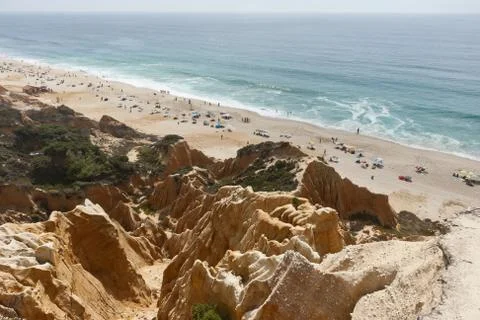 Sandstone cliff Stock Photos