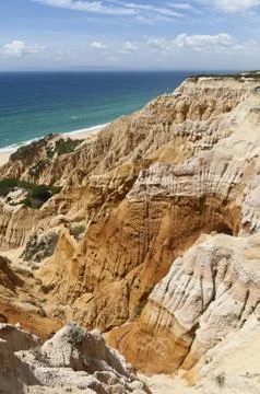 Sandstone cliff Stock Photos