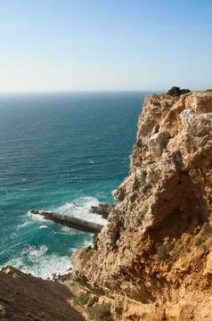 Sandstone cliffs Stock Photos