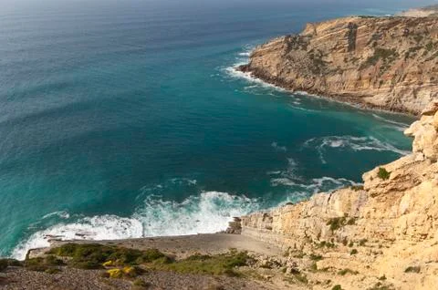 Sandstone cliffs Stock Photos