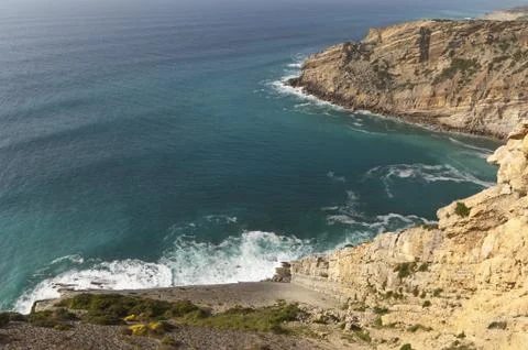 Sandstone cliffs Stock Photos