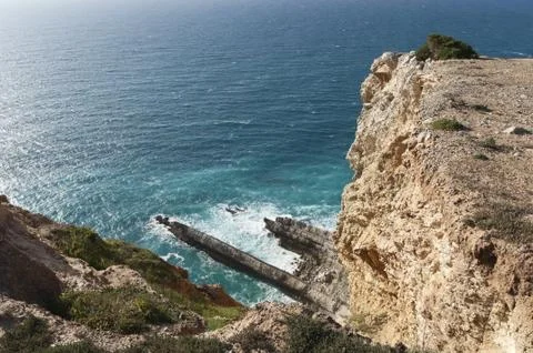 Sandstone cliffs Stock Photos