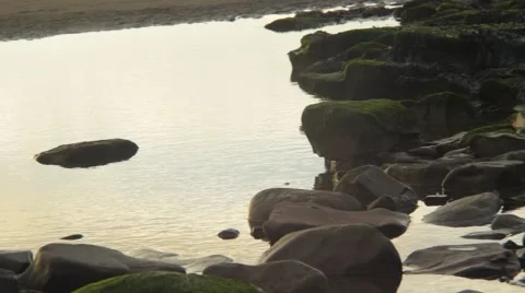 Sandstone Dark to Bright water Video stock 47007783