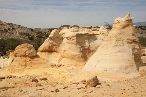 Sandstone formation Foto stock