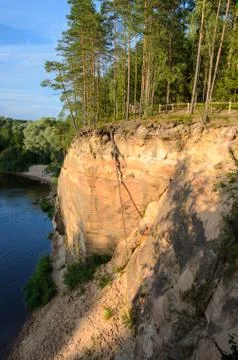Sandstone outcrops. Stock Photos