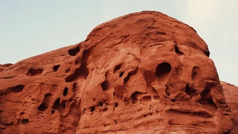 Sandstone rock formation in Moab UT Stock Footage 86036295