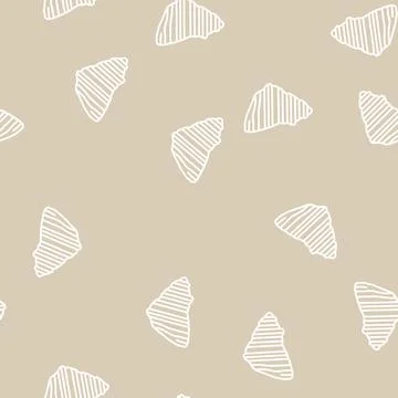 Sandstone rock line seamless pattern Stock Illustration