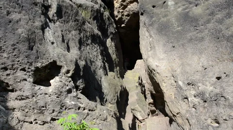 Sandstone rocks close up Stock Footage 39993808