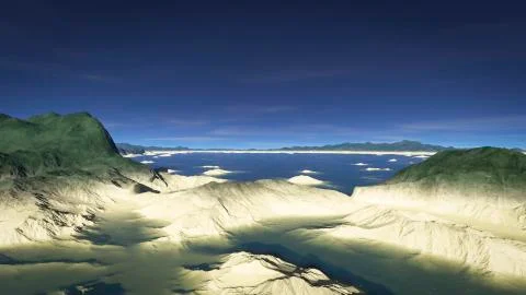 Sandstone Shore Illustrazione stock