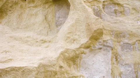 Sandstone surface damaged by the wind 스톡 동영상 140552328