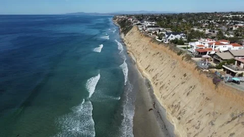 SandstoneShoreline Stock Footage 166742673